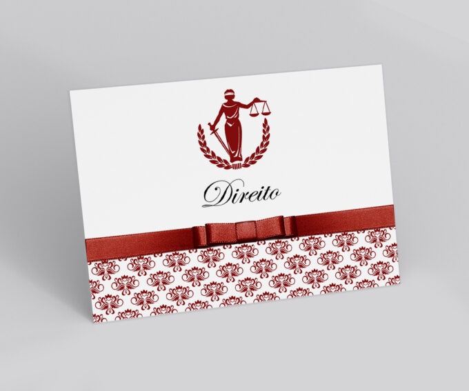 Convite de Formatura em Direito com Foto