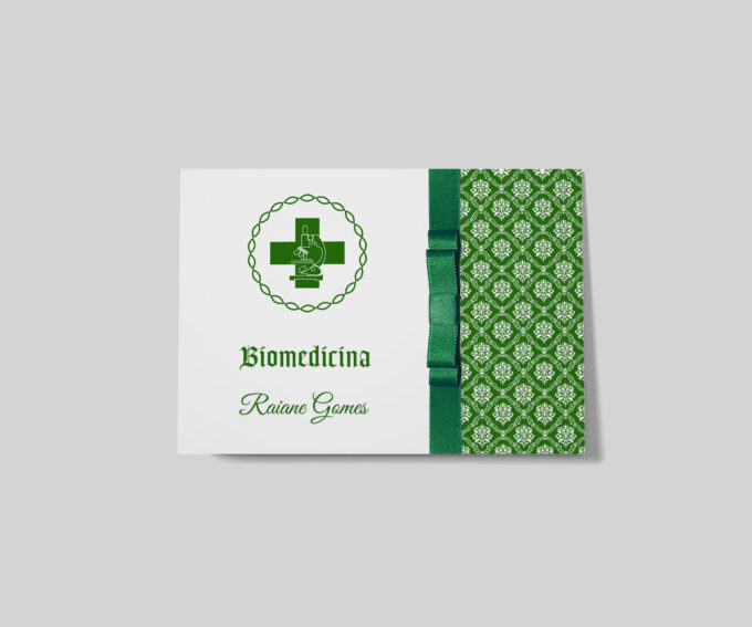 Convite Personalizado para Formatura Biomedicina Bio