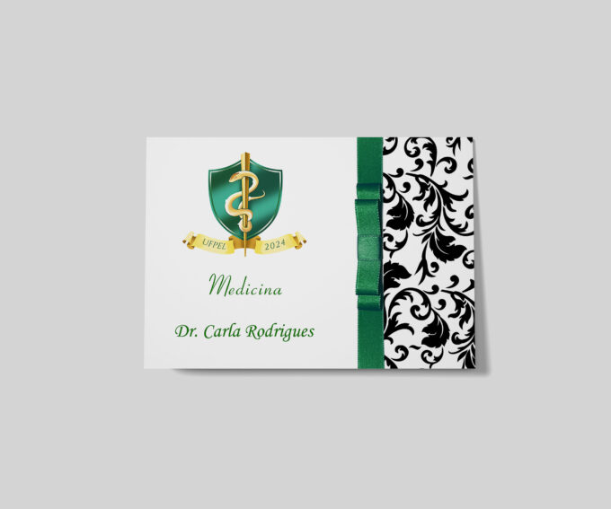 Convite Personalizado para Formatura em Medicina