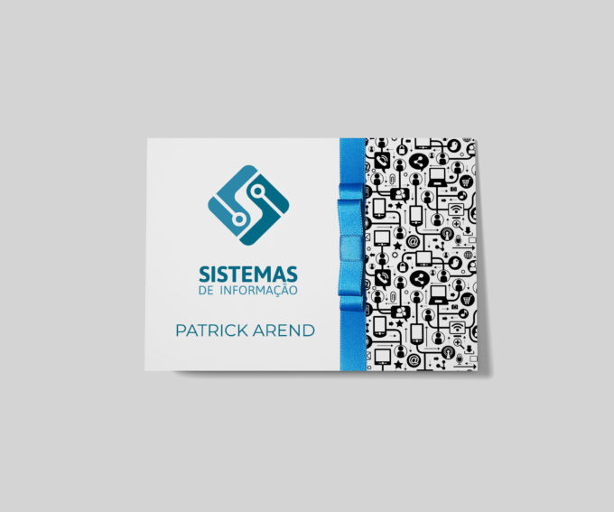 Convite Formatura Sistemas de Informação Personalizado