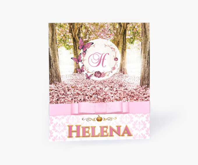 Convite Personalizado Infantil Tema Jardim Borboletas