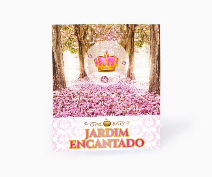 Convite Infantil Jardim Encantado (Sem Personalização) Envio Rápido