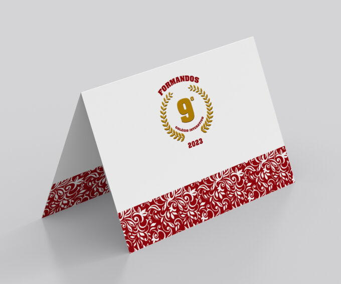 Convite Para Formatura Escolar Nono Ano Formandos Com Foto