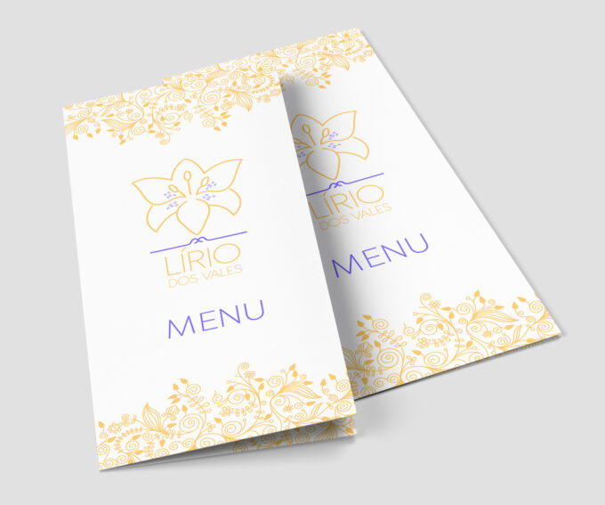 Menu Cardápio de Mesa Placas Personalizada para Empresa Coral