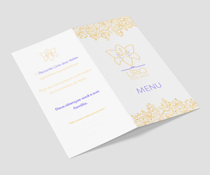 Menu Cardápio de Mesa Placas Personalizada para Empresa Coral