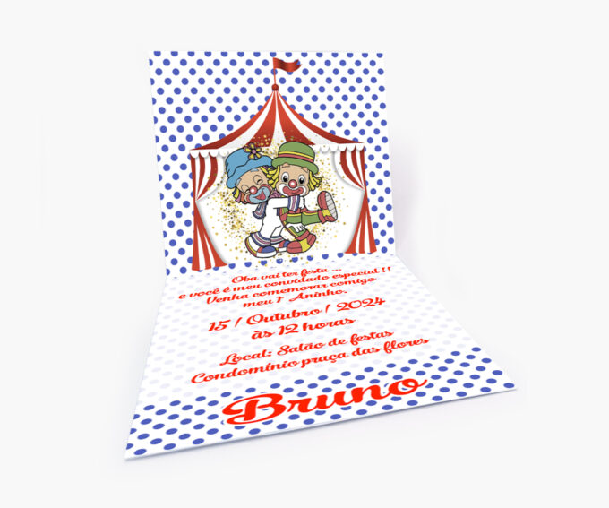 Convite Infantil Personalizado Aniversário 1 aninho Patati Patatá